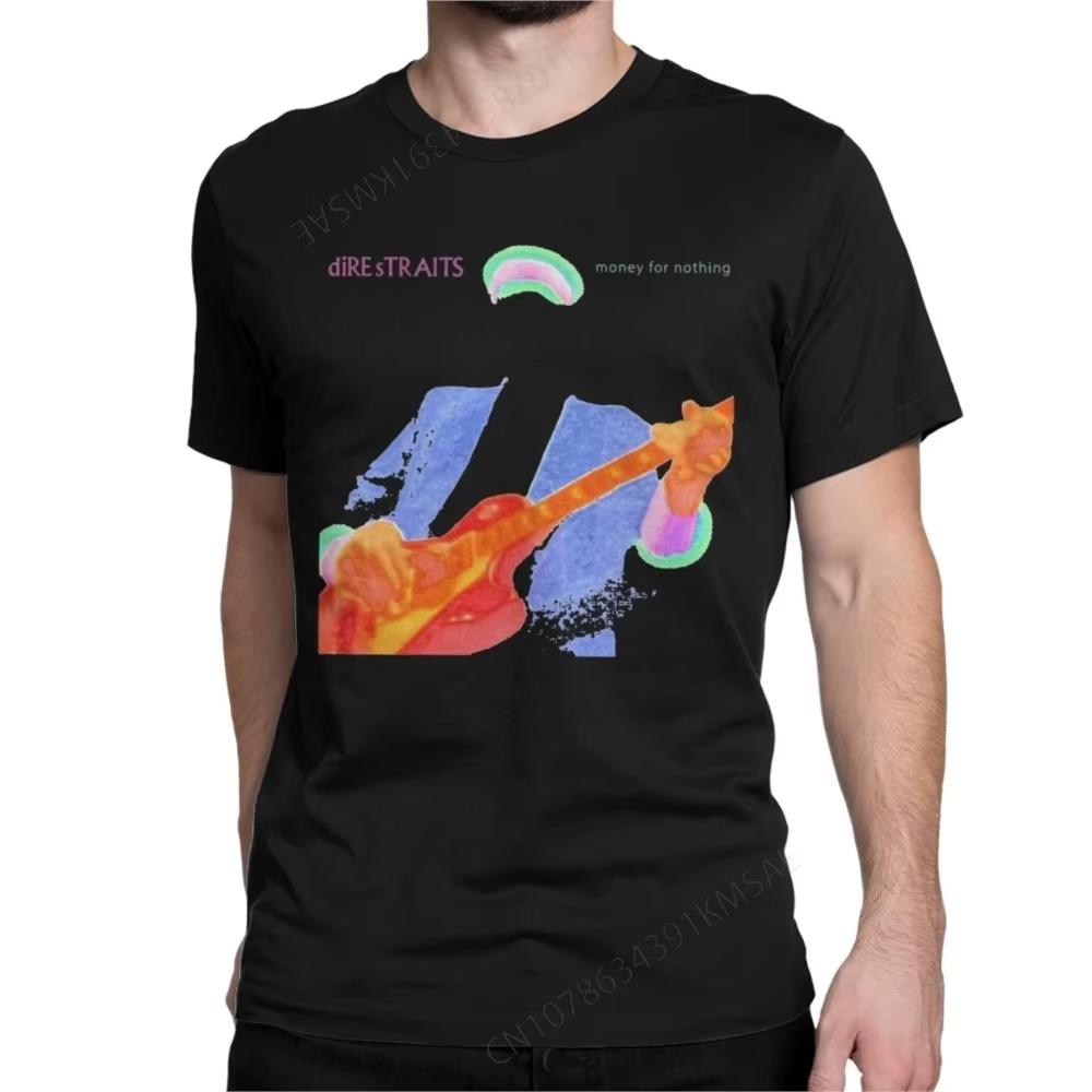 T-Shirt à Manches Courtes et Col Rond pour Homme