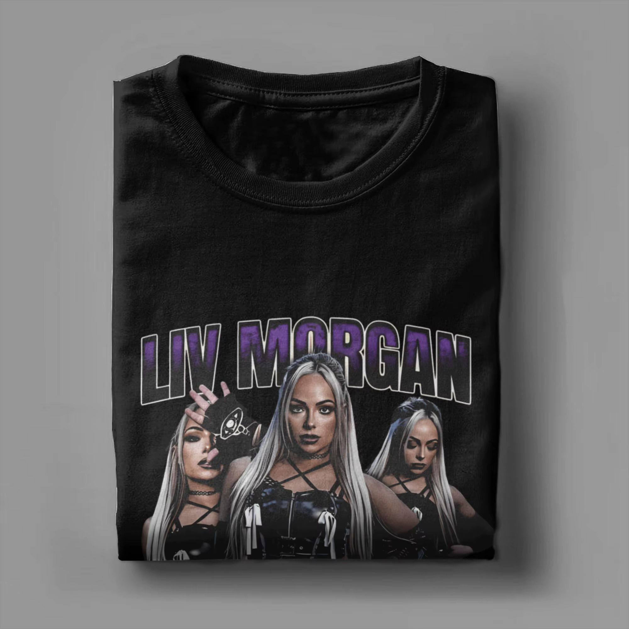 Liv Morgan T-Shirt hommes REVENGE Vintage pur coton