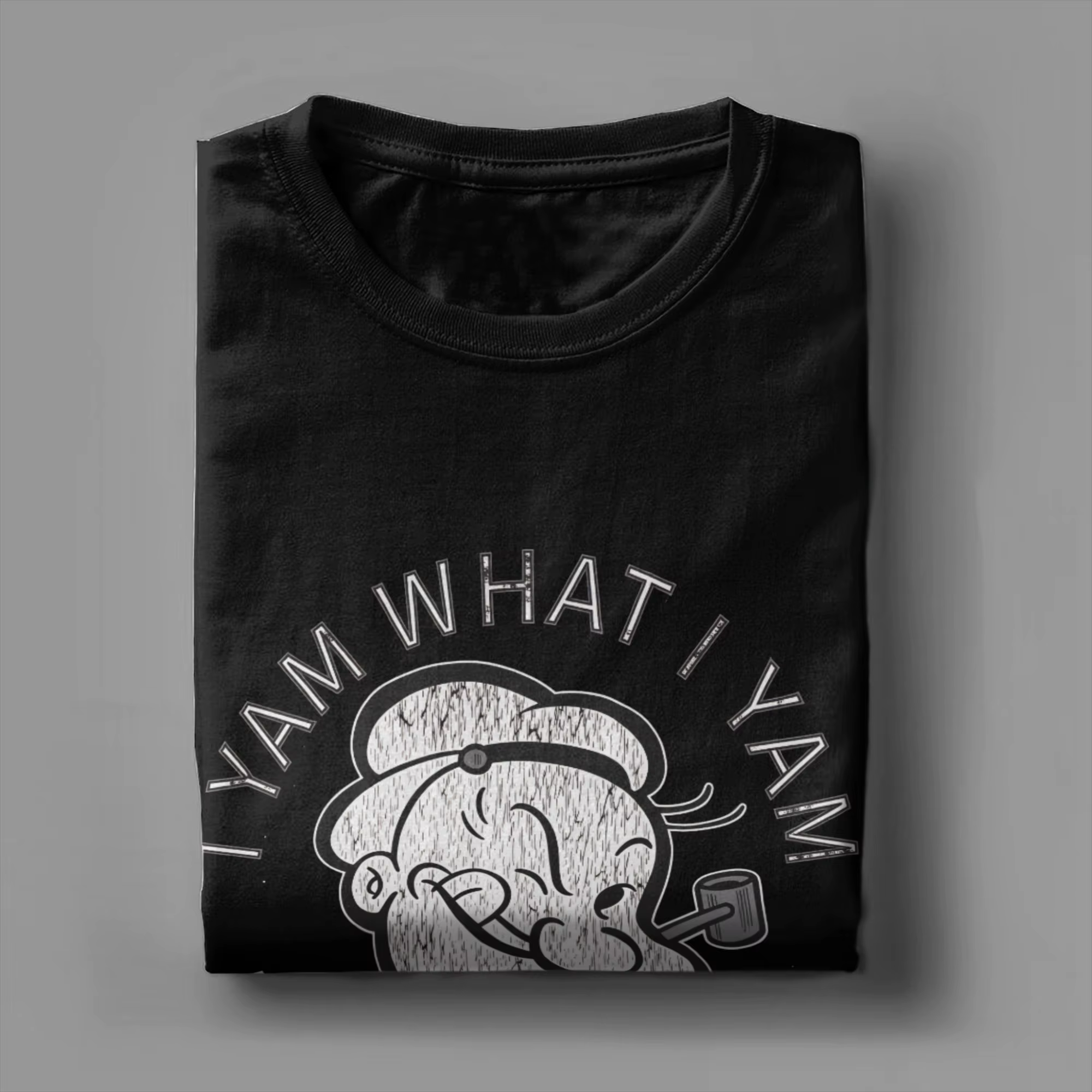 T-shirt Popeyed Sailor Man Quote What I Yam