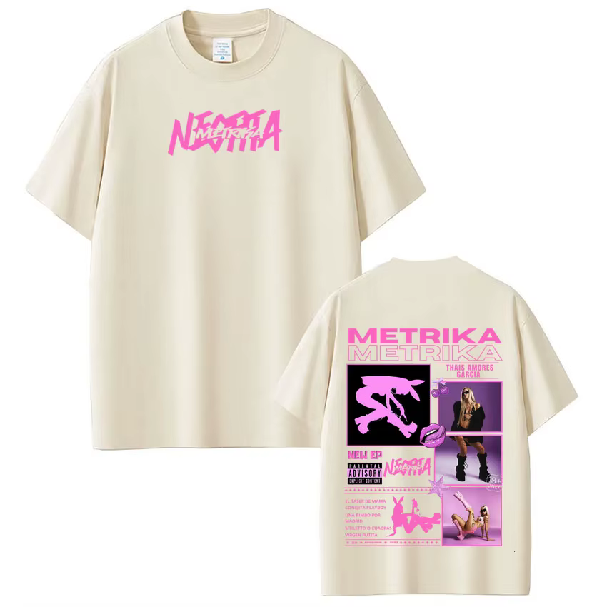 T-shirt Singer Metrika Album Tour 2026 pour hommes et femmes