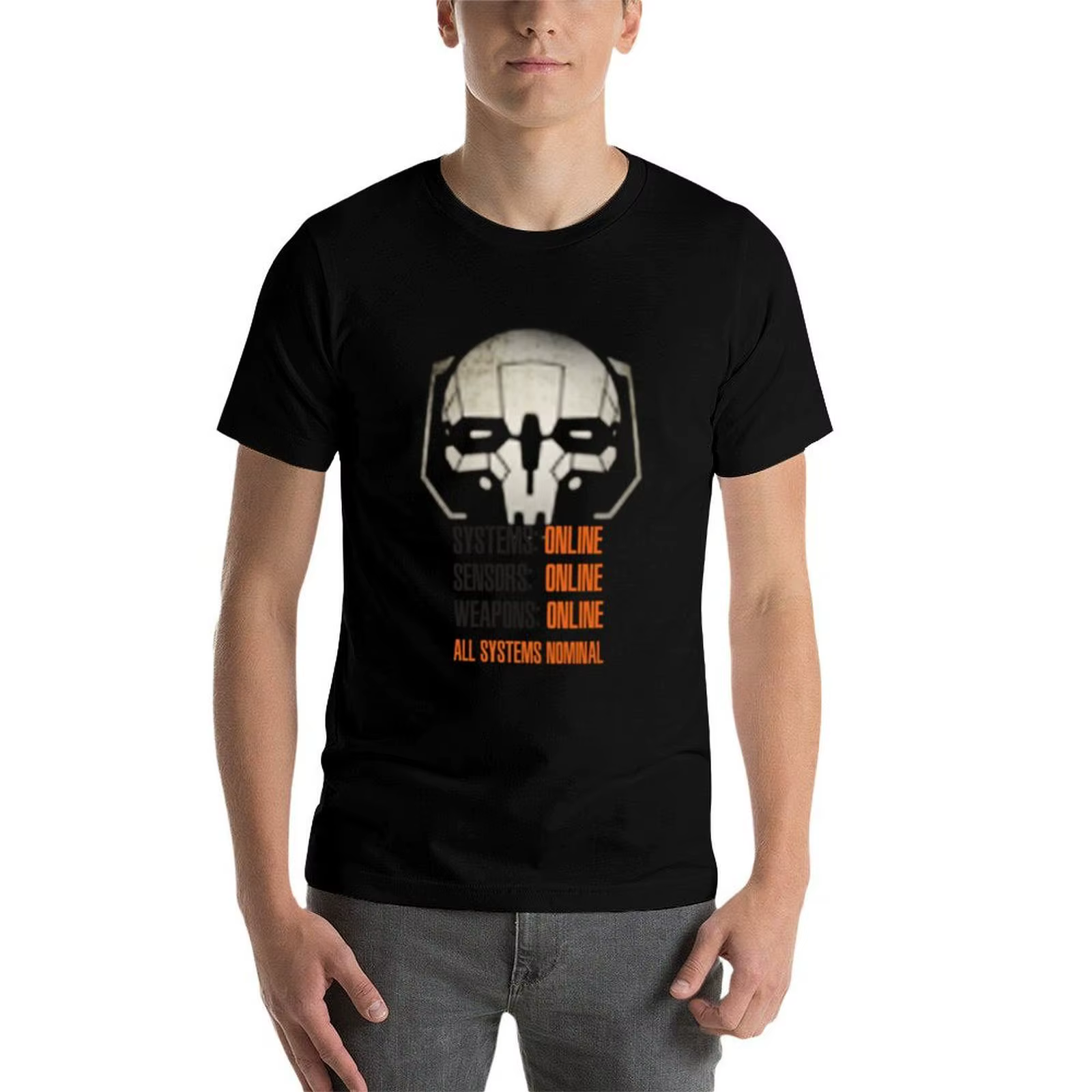 ALL SYSTEMS NOMINAL T-shirt actif à manches courtes avec imprimé assorti