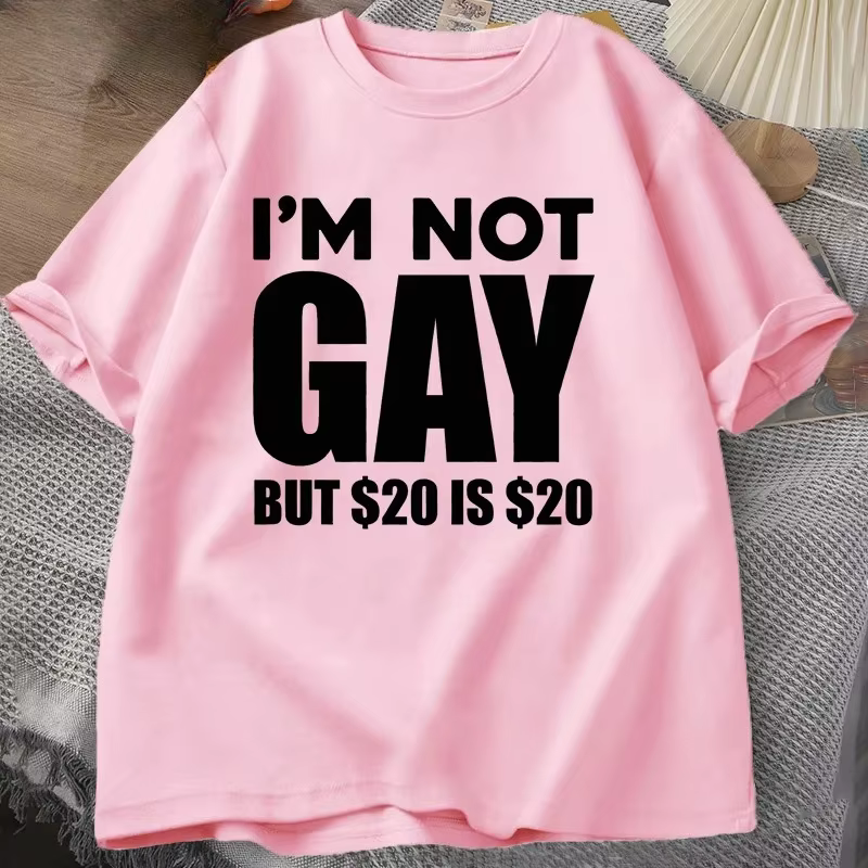 T-shirt « Je ne suis pas gay
