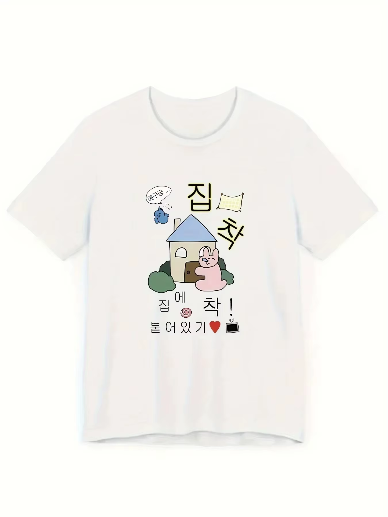 T-shirt de style coréen à manches courtes