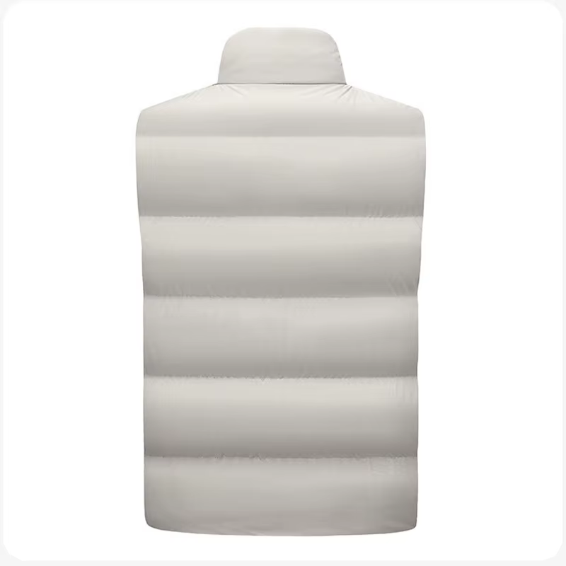Gilet sans manches personnalisé avec fermeture éclair pour homme