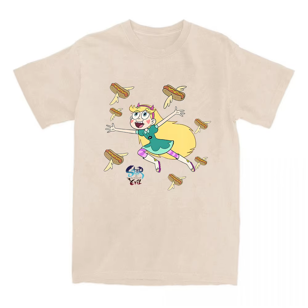 Étoile contre. Les Forces du mal T-shirt drôle dessin animé