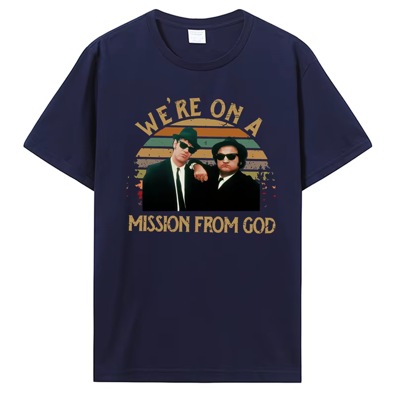 Chemise de film The Blues Brothers pour hommes et femmes