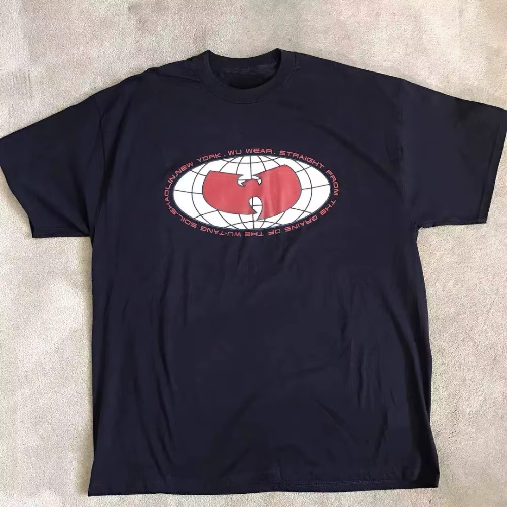Nouveau T-shirt décontracté tendance hip-hop américain à col rond personnalisé pour hommes et femmes avec design ample