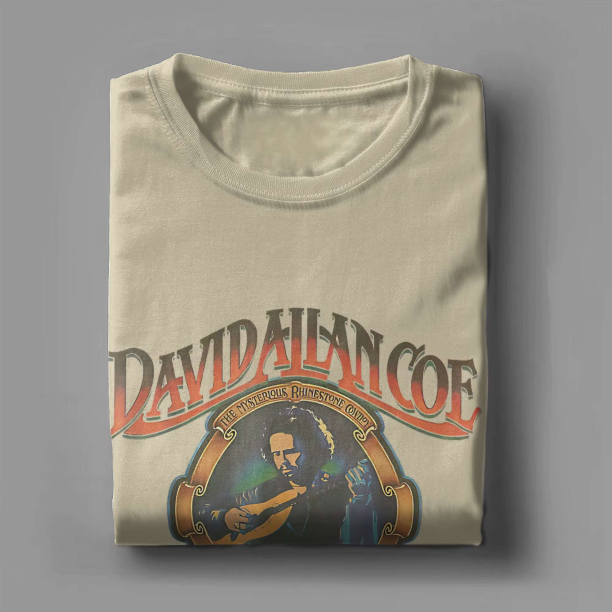 David Allan Coe T-shirt vintage rétro en coton pour hommes, t-shirt d'été streetwear, t-shirt hippie, vêtements décontractés grande taille