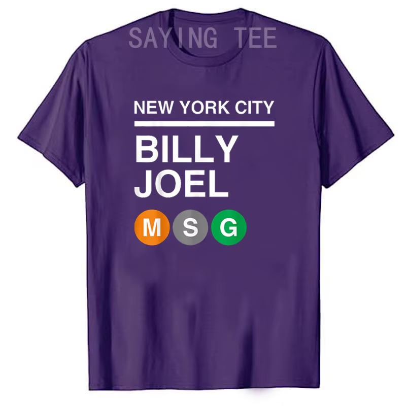 Billy Joel - MSG Subway T-Shirt Albums ensemble liste