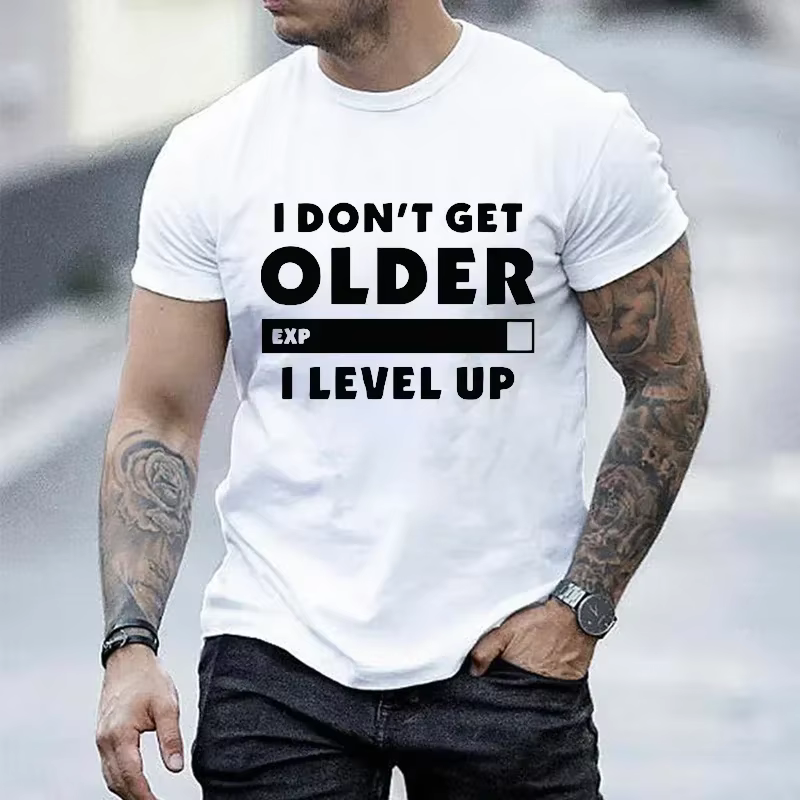T-shirt décontracté à manches courtes pour hommes