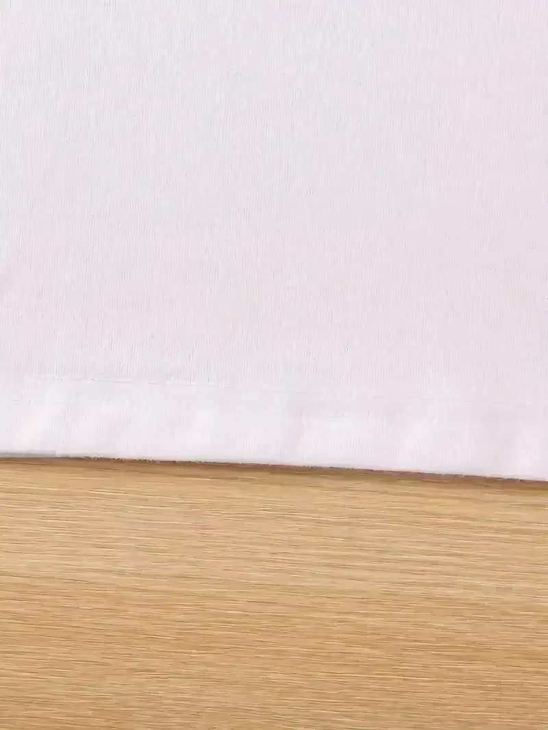 2025 Santorin imprimé col rond T-Shirt