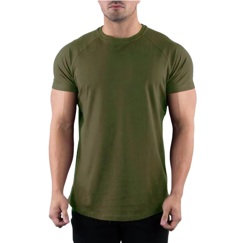 T-shirt de gymnastique en coton pour hommes