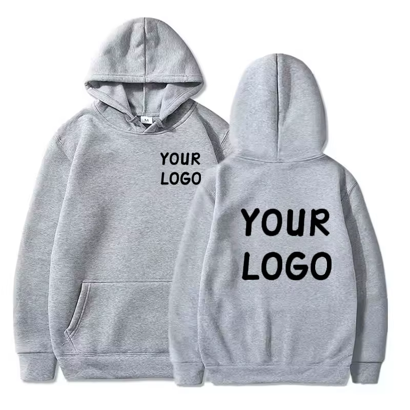 Sweat à capuche décontracté avec LOGO de votre marque pour hommes et femmes