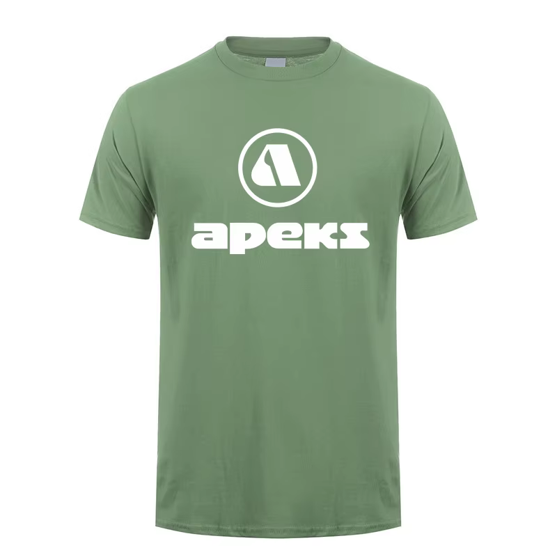 Apeks t-shirt hommes femmes coton Cool T-shirts col rond Streetwear homme vêtements surdimensionné hauts LH-639