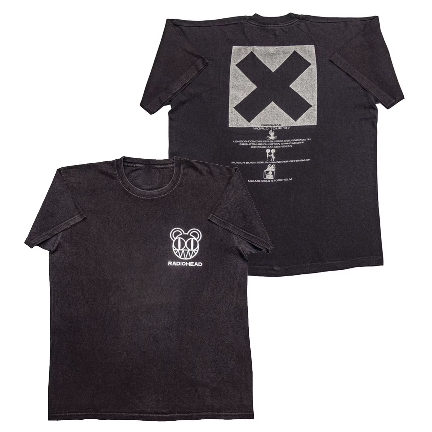 T-shirt décontracté de luxe de la marque Radiohead OK Computer Album 1994 pour hommes et femmes