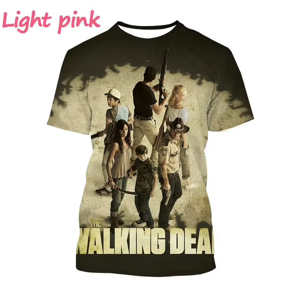 Classique horreur TV The Walking Dead T-shirts 3D Daryl Dixon imprimer unisexe Streetwear été nouveaux hommes femmes à manches courtes t-shirt Y2k haut