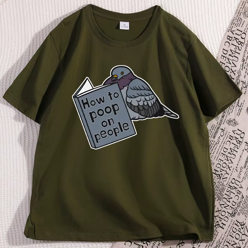 Pigeon T-Shirt comment faire caca sur les gens