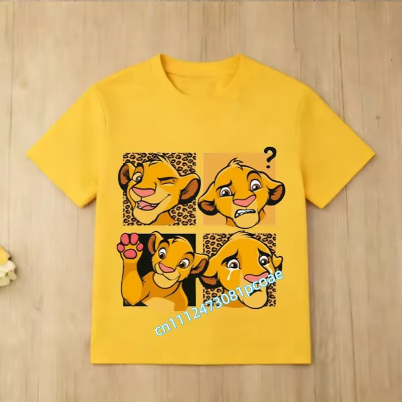 T-shirt Le Roi Lion Simba 2026 pour enfants