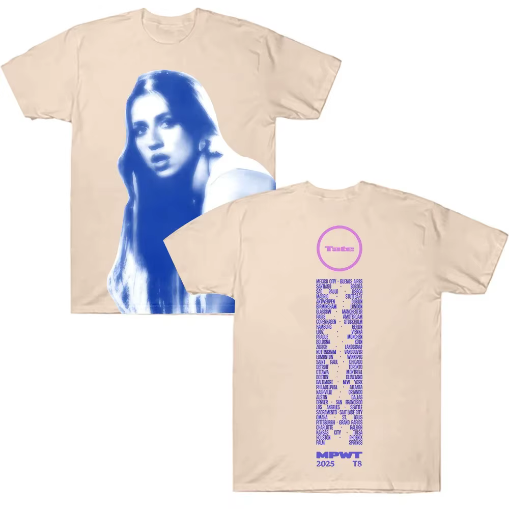 T-shirts graphiques Tate Mcrae Miss Possessive World Tour Photo Tee, streetwear surdimensionné, design tendance, esthétique, haut de gamme