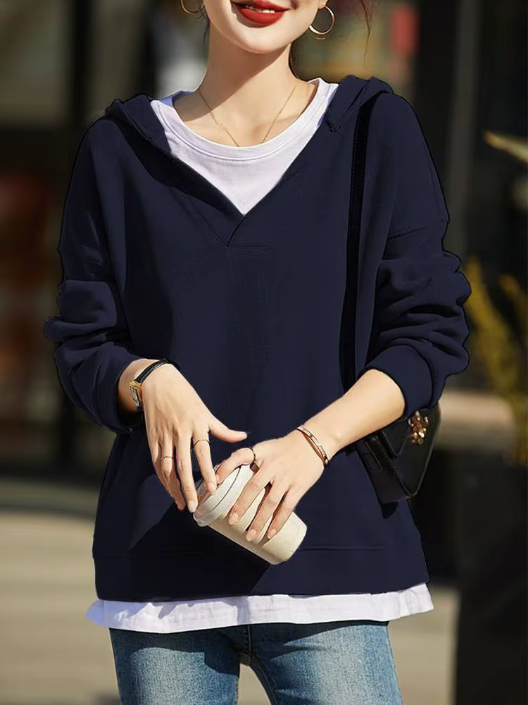 Sweat-shirt à capuche pour femme