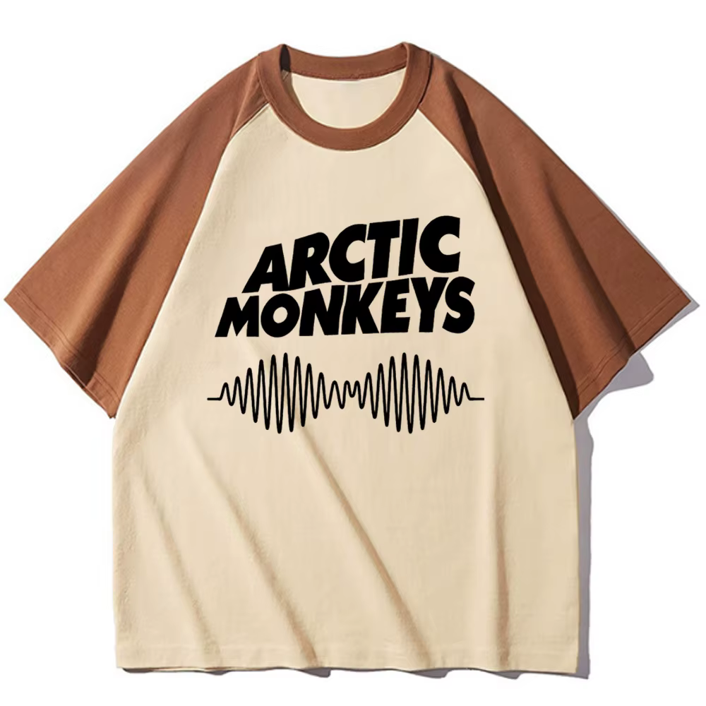 Arctic Monkeys top t-shirts fille Pop Culture numérique Vintage esthétique années 2000 t-shirt rétro coloré Grunge Y2k