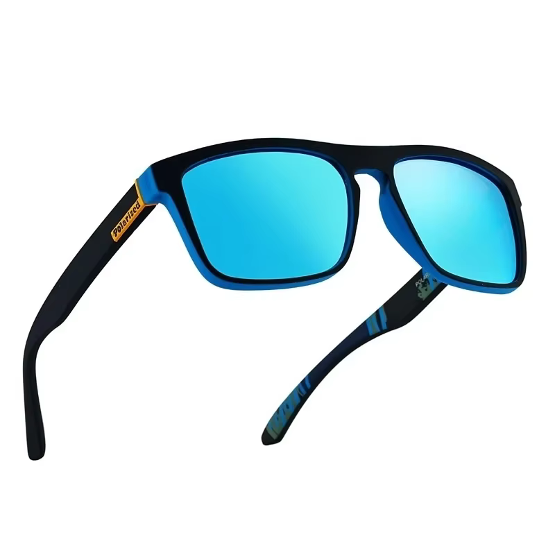 Lunettes de soleil polarisées vintage tendance, lunettes de soleil de luxe rétro pour la conduite et la pêche, lunettes anti-éblouissement