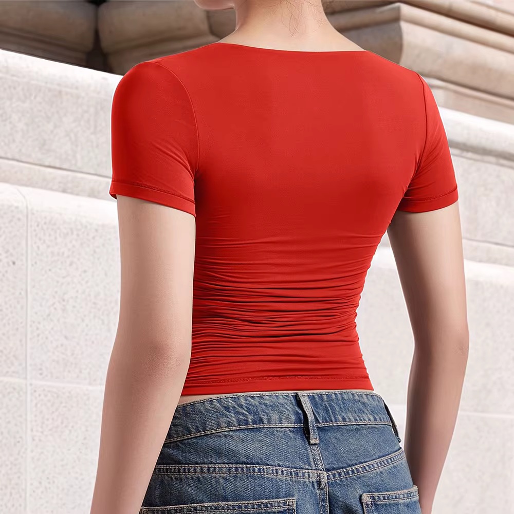 T-shirt à manches courtes pour femme