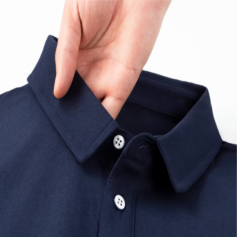Haut de gamme polo shirt personnalisé été manches courtes impression icône logo revers t