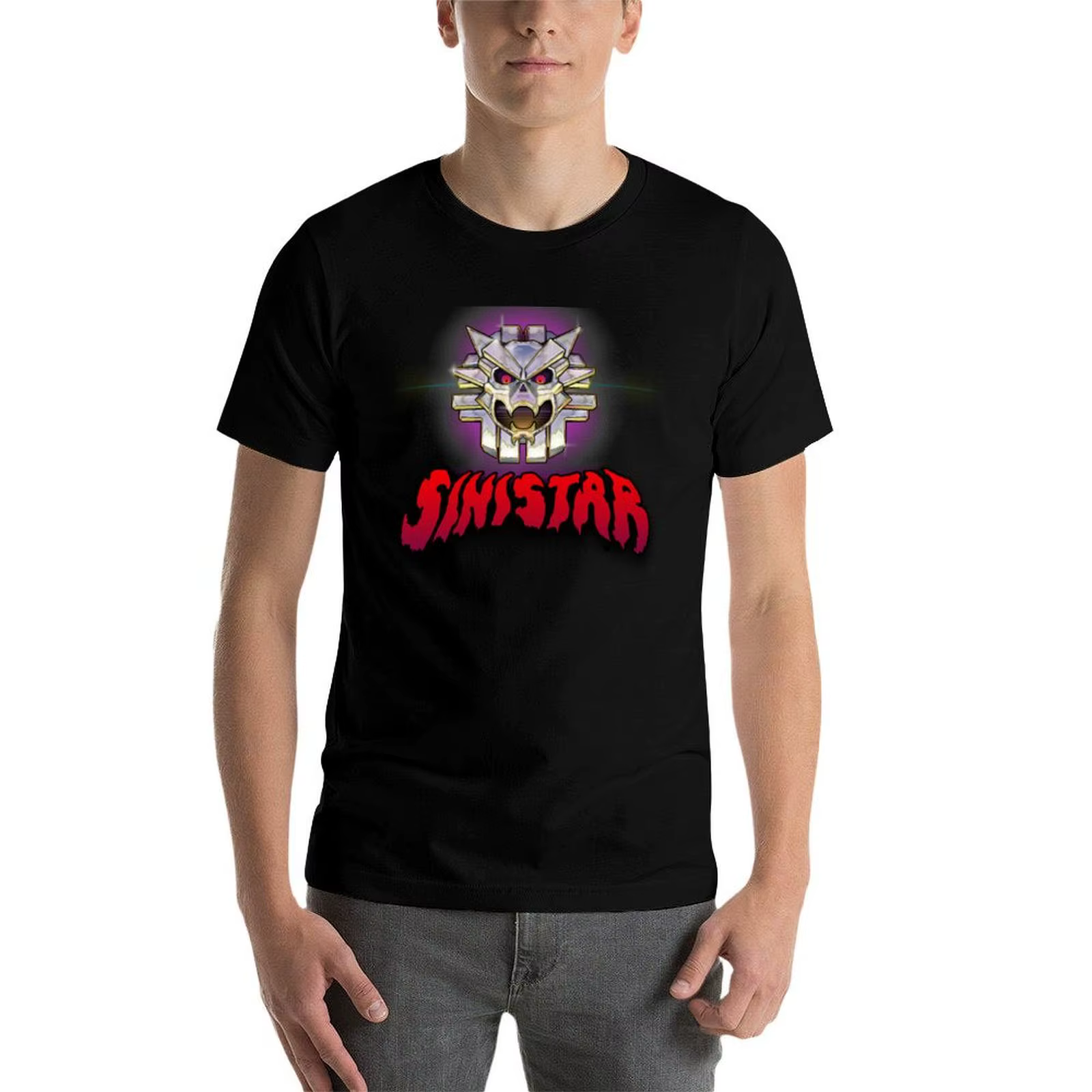 Sinistar – T-Shirt avec Logo Arcade rétro