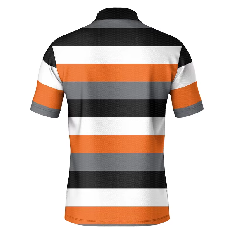 Polo pour homme, T-shirt décontracté d'été à col rond et manches courtes