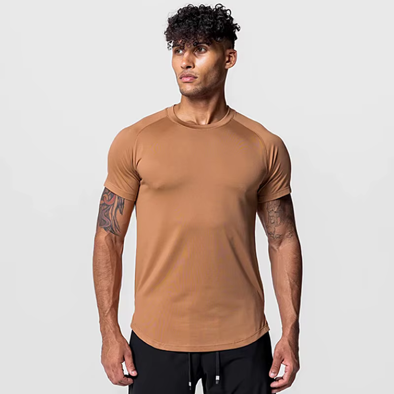 Hommes Gym Jogging T-Shirts Compression à séchage rapide Sport
