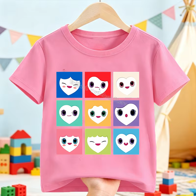 T-shirt rose Kpop Girl Group pour enfants