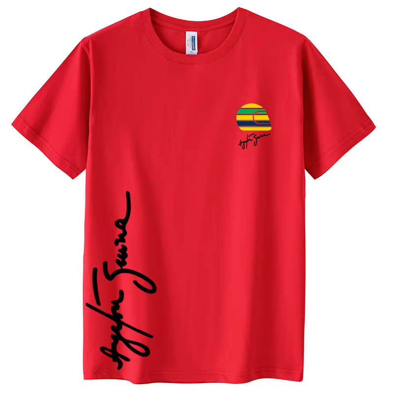 Héros Ayrton Senna t-shirt hommes à manches courtes 100% coton T-Shirts drôle F1 homme