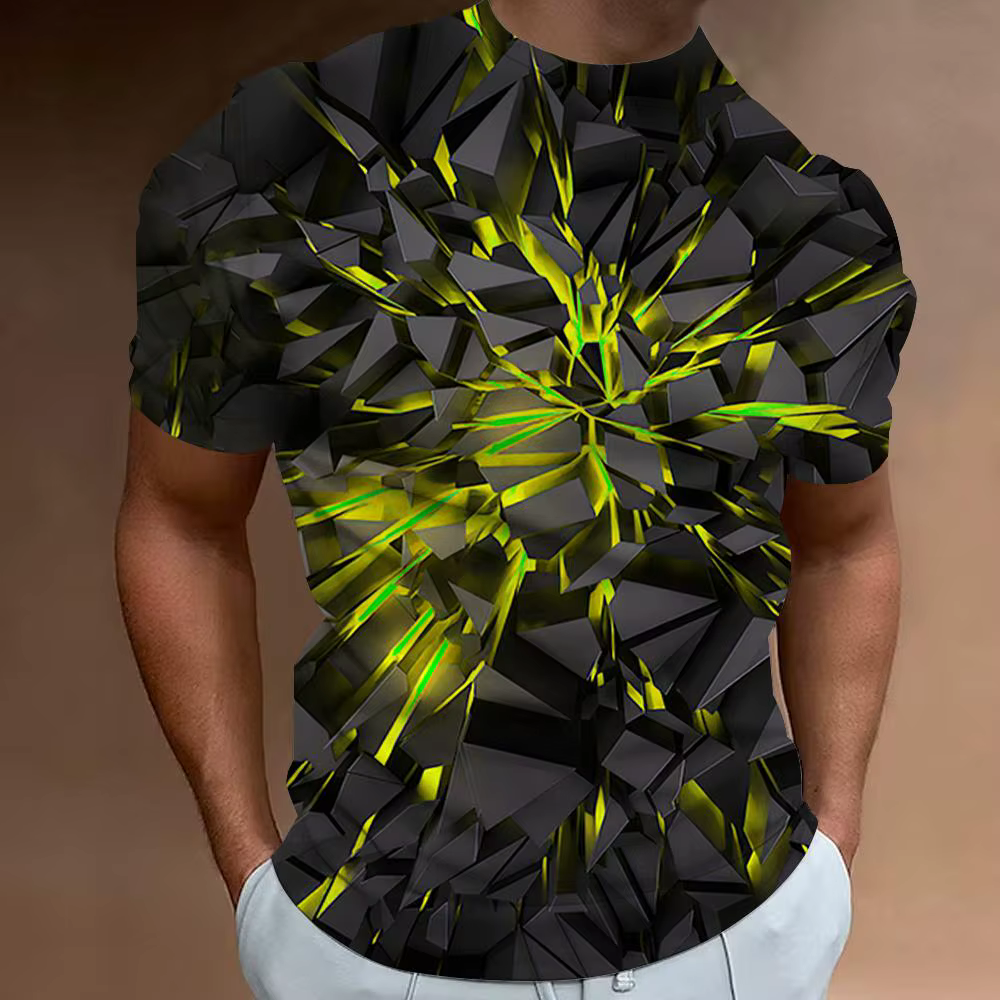 T-shirts de mode pour hommes ligne 3d imprimé vêtements