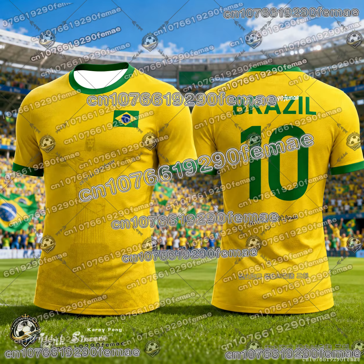 T-shirt Commémoratif Brésil 2026 – Mode Urbaine Confortable pour le Quotidien – Haut de Football Décontracté pour Adultes Hommes et Femmes
