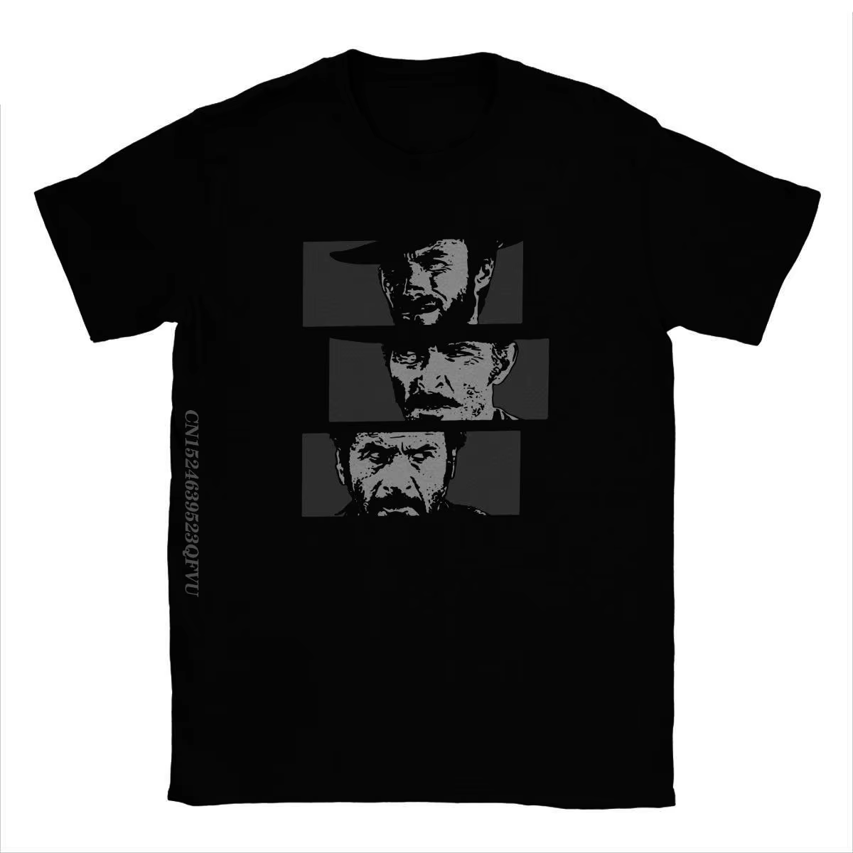 Le bon le mauvais et le laid t-shirt hommes Premium coton loisirs T-Shirts Clint Eastwood