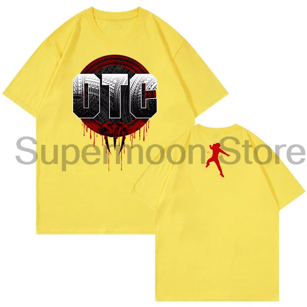 Roman Reigns OTC T-shirt 2024 nouveau Logo col rond manches courtes coton