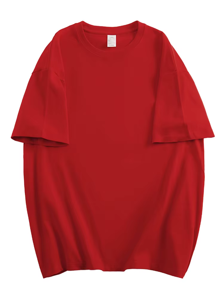 T-shirt en coton de qualité pour femme à manches courtes 2026 – T-shirts oversize d'été Harajuku