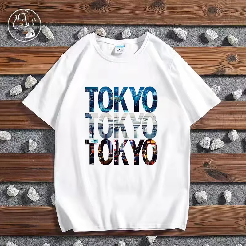 Mode ville imprimé T-shirt Paris Londres New York Tokyo graphique t-shirts hommes et femmes Kawaii décontracté Harajuku