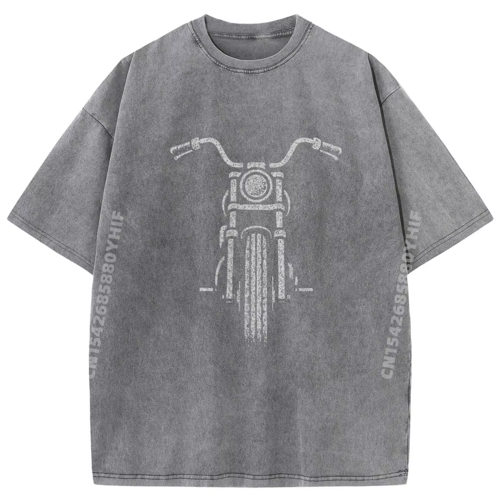 T-shirt graphique moto pour homme