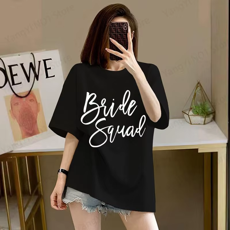 T-shirt de mariage pour la mariée et les demoiselles d'honneur