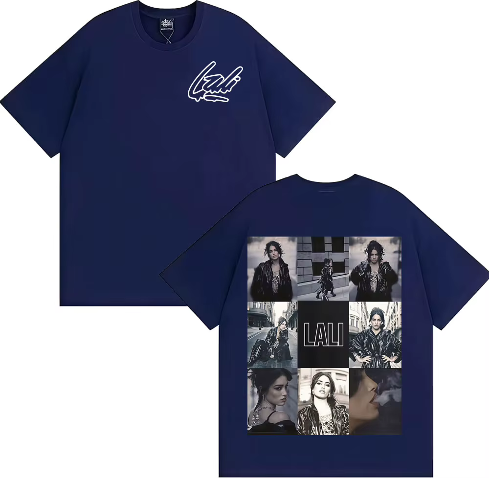 Singer Lali Esposito Tour 2025 Graphic Tee Shirt Men Women Fashion Trending Short Sleeve T-shirt Summer Tops Pure