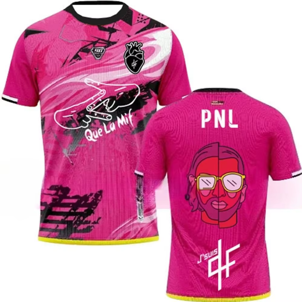 T-shirt style équipe de football Graffiti pour hommes