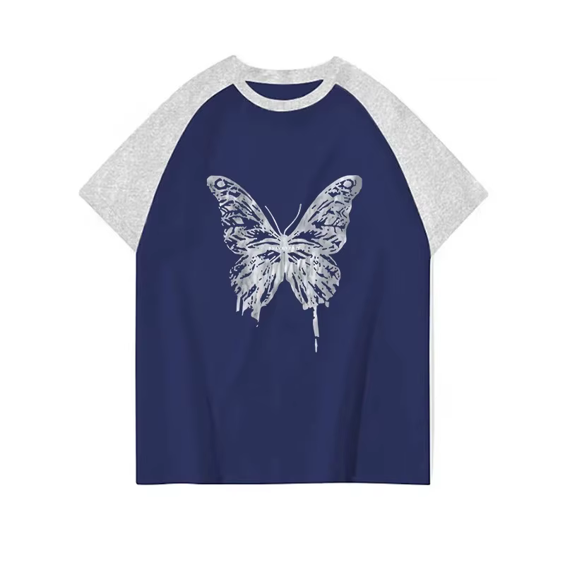 Coton manches Raglan papillon conception