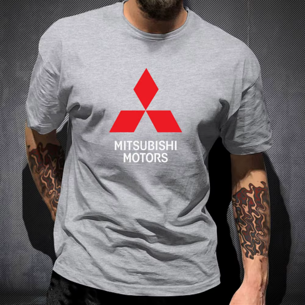 T-shirt imprimé avec le logo Mitsubishi Motors