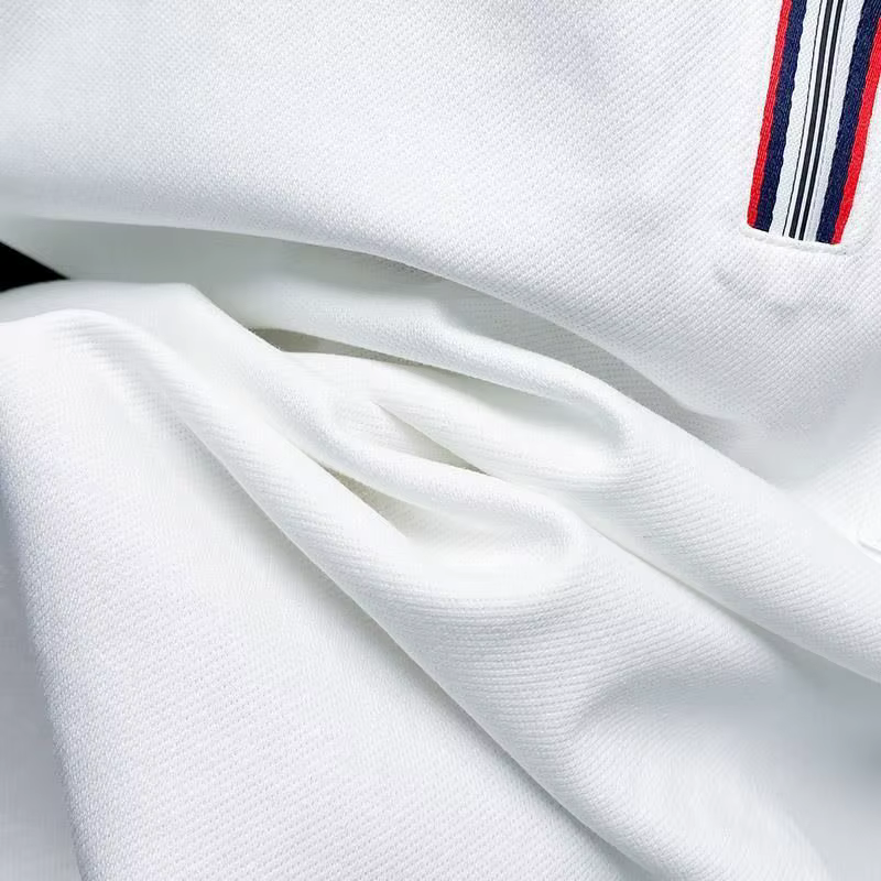 Polo à fermeture éclair pour homme, sweat-shirt blanc d'affaires, pulls de poche, formel, en vrac, une pièce, offres de vêtements originaux, média Emo