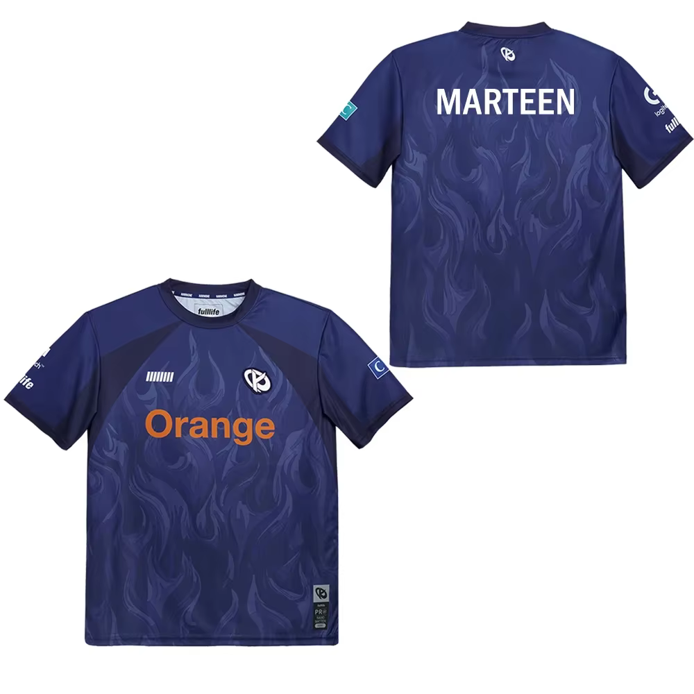 Karmine Corp Esports Club 2025 maillot Valorant ligue professionnelle VCT joueur uniforme Fans T-shirt personnalisé unisexe dessus respirants