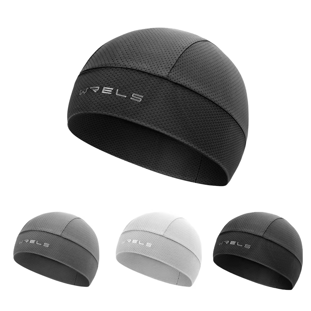 Casquette de cyclisme respirante évacuant l'humidité, pour course à pied, randonnée, moto, élastique, absorbante, séchage rapide, sous les casques, chapeau fin