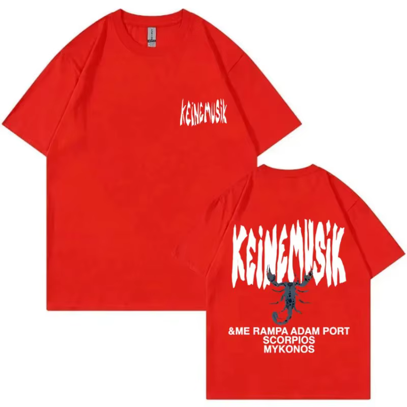 Été Keinemusik X Pacha graphique t-shirt hommes femmes Hip Hop mode Vintage T-shirts hommes décontracté 100% coton à manches courtes T-shirts
