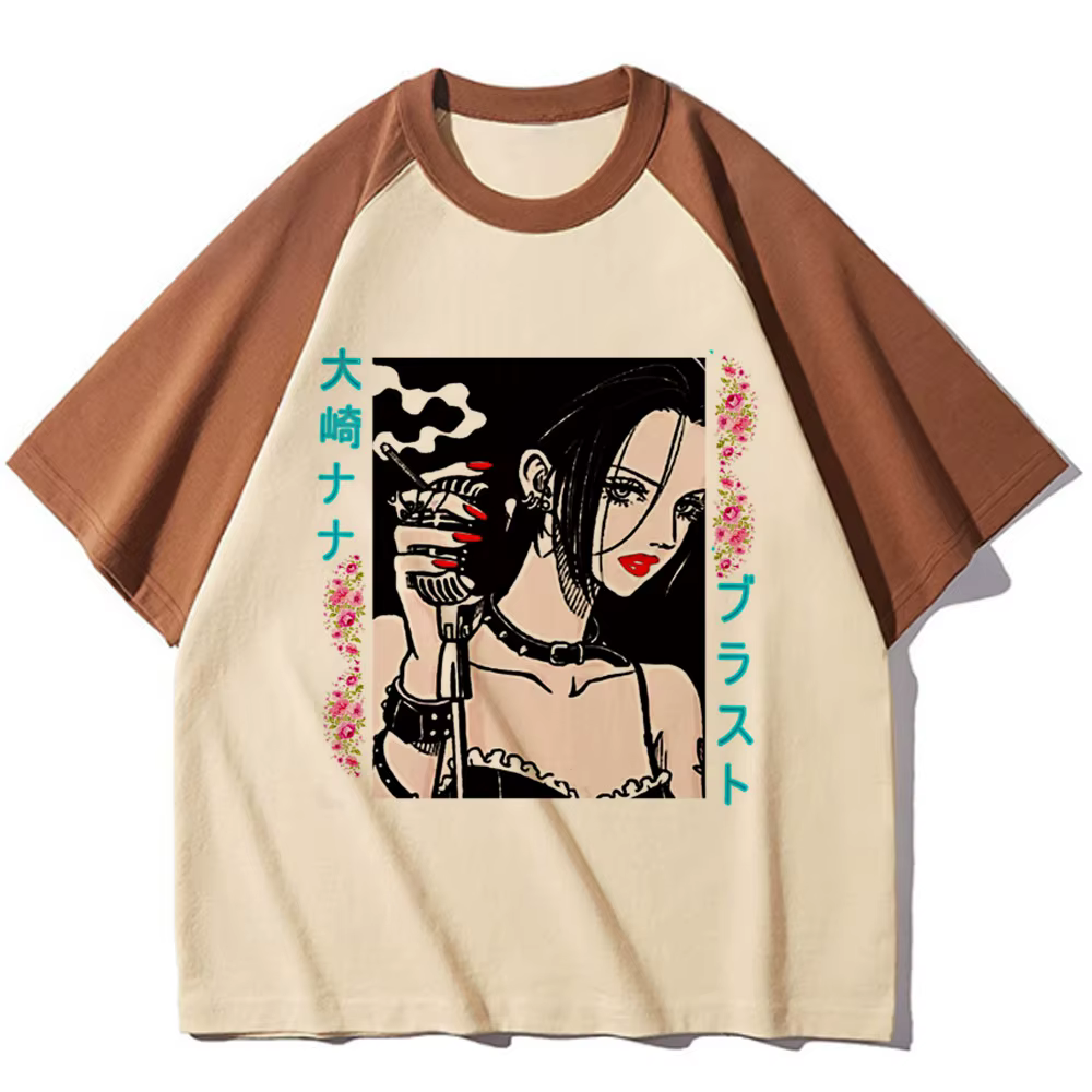 T-shirt Nana pour femmes, vêtement streetwear, séchage rapide, 600